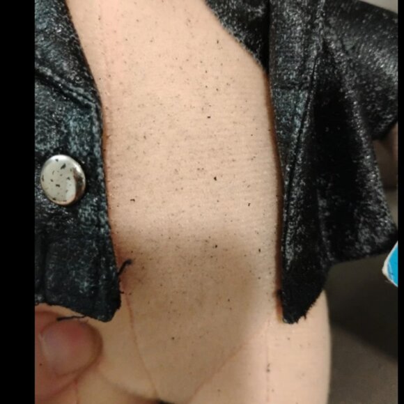 Porky Pig Looney Tunes Stuffed Animal Plush with Black Leather Jacket, SEE DESC - Picture 3 of 12